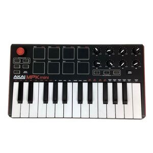 Akai MPK Mini MK3 25-Key Electronic Keyboard - Black/Red/White